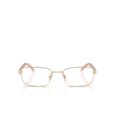 Gafas graduadas Prada PR B54V ACX1O1 pale gold - Vista delantera