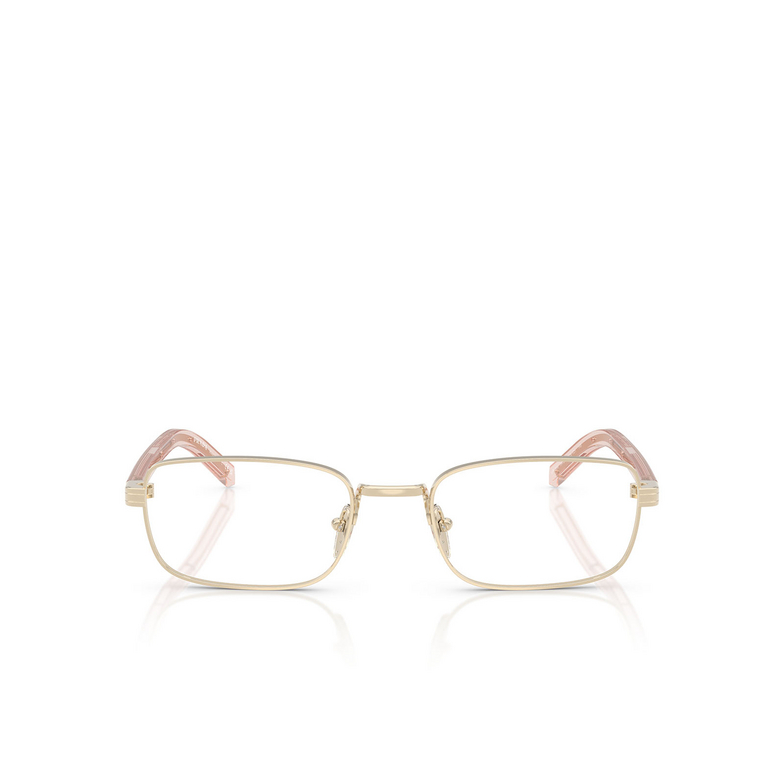 Gafas graduadas Prada PR B54V ACX1O1 pale gold - 1/4