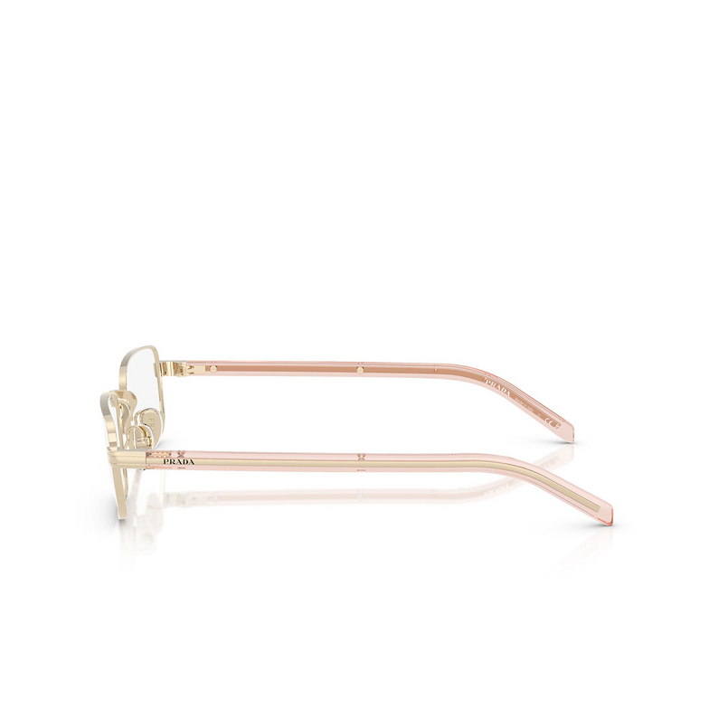 Gafas graduadas Prada PR B54V ACX1O1 pale gold - 3/4