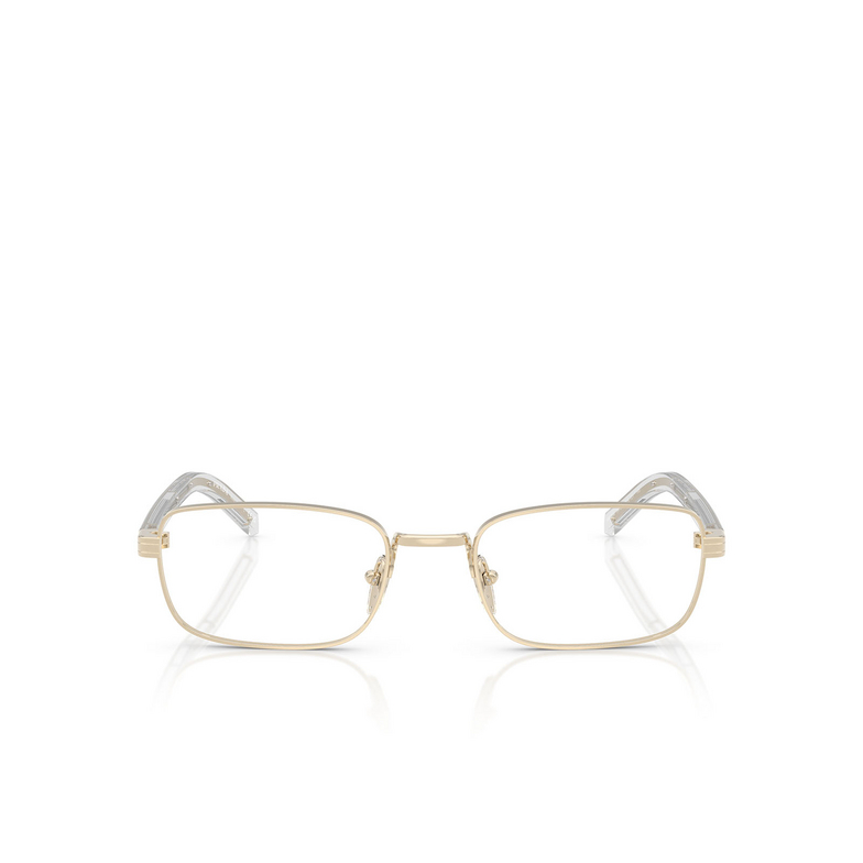 Prada PR B54V Eyeglasses ZVN1O1 pale gold - 1/4