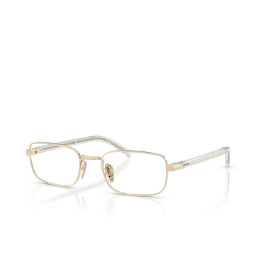 Lunettes de vue Prada PR B54V ZVN1O1 pale gold - Vue trois quarts