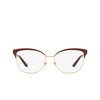 Ralph Lauren RL5099 Eyeglasses 9395 shiny dark red on pale gold - product thumbnail 1/4