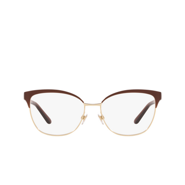 Lunettes de vue Ralph Lauren RL5099 9395 shiny dark red on pale gold - Vue de face