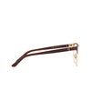 Occhiali da vista Ralph Lauren RL5099 9395 shiny dark red on pale gold - anteprima prodotto 3/4