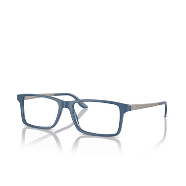 Ralph Lauren RL6128 Eyeglasses 5377 navy opaline blue - three-quarters view