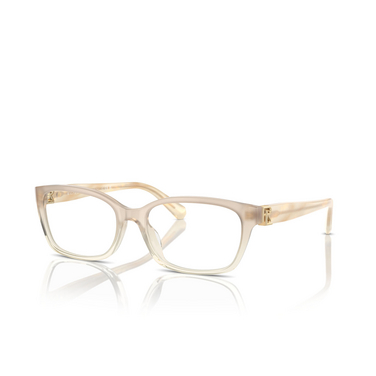 Ralph Lauren RL6244U Eyeglasses 6184 transparent light brown - three-quarters view
