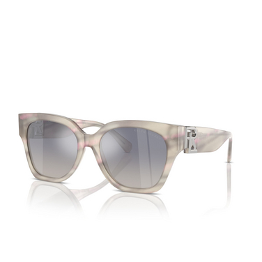 Ralph Lauren THE OVERSZED RICKY Sunglasses 61774L oystershell lilac / grey - three-quarters view