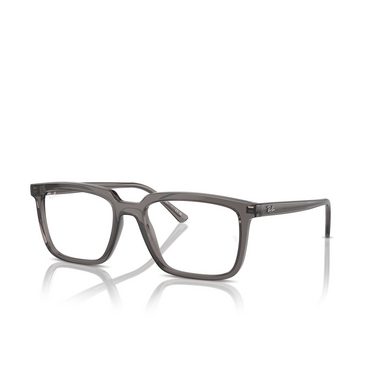 Ray-Ban ALAIN Eyeglasses 8257 opal dark grey - three-quarters view