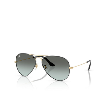 Ray-Ban AVIATOR LARGE METAL Sunglasses 9271GK black on arista - three-quarters view