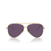 Lunettes de soleil Ray-Ban AVIATOR REVERSE 001/1A gold - Vignette du produit 1/4