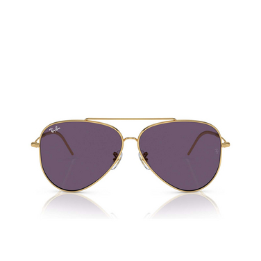 Lunettes de soleil Ray-Ban AVIATOR REVERSE 001/1A gold - Vue de face