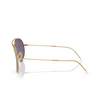 Lunettes de soleil Ray-Ban AVIATOR REVERSE 001/1A gold - Vignette du produit 3/4