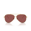 Lunettes de soleil Ray-Ban AVIATOR REVERSE 001/69 gold - Vignette du produit 1/4