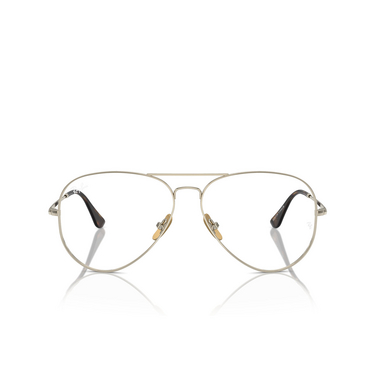 Lunettes de vue Ray-Ban AVIATOR TITANIUM 1246 gold - Vue de face