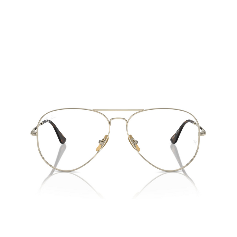 Lunettes de vue Ray-Ban AVIATOR TITANIUM 1246 gold - 1/4