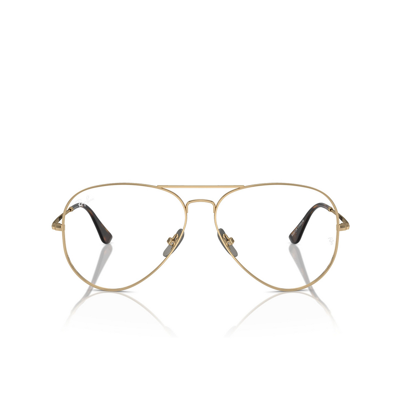 Lunettes de vue Ray-Ban AVIATOR TITANIUM 1247 light brown - 1/4