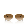 Occhiali da sole Ray-Ban BAIN BRIDGE 001/51 gold - anteprima prodotto 1/4