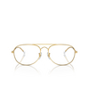 Lunettes de soleil Ray-Ban BAIN BRIDGE 001/GH gold - Vignette du produit 1/4