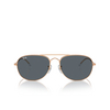 Lunettes de soleil Ray-Ban BAIN BRIDGE 9202R5 rose gold - Vignette du produit 1/4