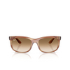 Occhiali da sole Ray-Ban BALORETTE 140351 striped brown - anteprima prodotto 1/4