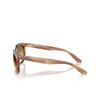 Occhiali da sole Ray-Ban BALORETTE 140351 striped brown - anteprima prodotto 3/4