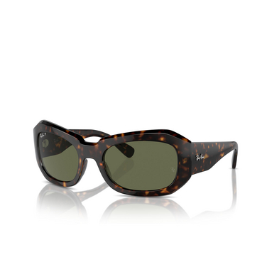 Ray-Ban BEATE Sunglasses 902/58 havana - three-quarters view