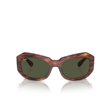 Gafas de sol Ray-Ban BEATE 954/31 striped havana - Vista delantera