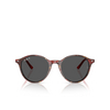 Gafas de sol Ray-Ban BERNARD 141948 transparent shade fantasy red - Miniatura del producto 1/4