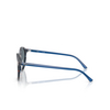 Gafas de sol Ray-Ban BERNARD 1420GK transparent shade fantasy blue - Miniatura del producto 3/4