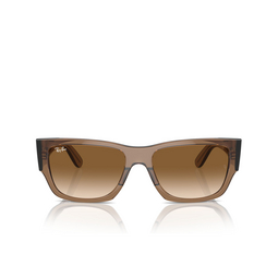 Lunettes de soleil Ray-Ban CARLOS 664051 transparent light brown