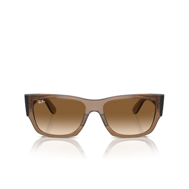 Ray-Ban CARLOS Sonnenbrillen 664051 transparent light brown - Vorderansicht