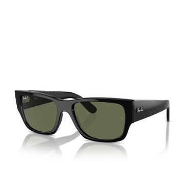 Ray-Ban CARLOS Sunglasses 901/58 black - three-quarters view