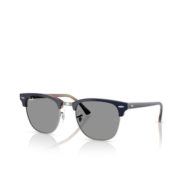 Occhiali da sole Ray-Ban CLUBMASTER 1278B1 gunmetal blue - tre quarti