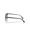 Lunettes de soleil Ray-Ban CLUBMASTER 1278B1 gunmetal blue - Vignette du produit 3/4