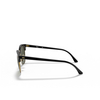 Lunettes de soleil Ray-Ban CLUBMASTER W0365 black on gold - Vignette du produit 3/4