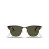 Lunettes de soleil Ray-Ban CLUBMASTER W0366 tortoise on gold - Vignette du produit 1/4