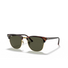 Lunettes de soleil Ray-Ban CLUBMASTER W0366 tortoise on gold - Vignette du produit 2/4