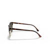 Lunettes de soleil Ray-Ban CLUBMASTER W0366 tortoise on gold - Vignette du produit 3/4