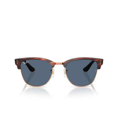 Ray-Ban CLUBMASTER REVERSE Sonnenbrillen 13983A striped havana on rose gold - Vorderansicht