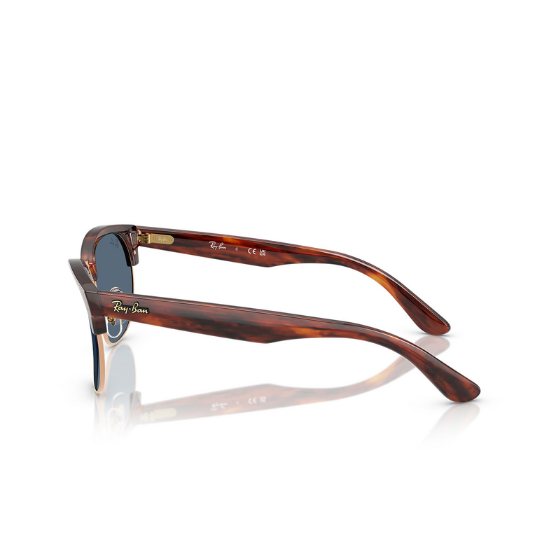 Ray-Ban CLUBMASTER REVERSE Sonnenbrillen 13983A striped havana on rose gold - 3/4