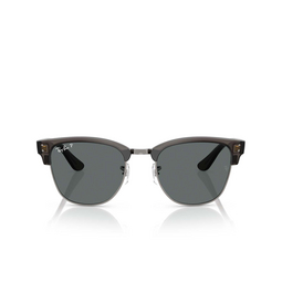 Occhiali da sole Ray-Ban CLUBMASTER REVERSE 670781 transparent dark grey on gunmetal