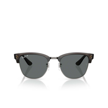 Occhiali da sole Ray-Ban CLUBMASTER REVERSE 670781 transparent dark grey on gunmetal - frontale