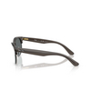 Occhiali da sole Ray-Ban CLUBMASTER REVERSE 670781 transparent dark grey on gunmetal - anteprima prodotto 3/4