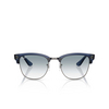 Occhiali da sole Ray-Ban CLUBMASTER REVERSE 670879 transparent navy blue on gunmetal - anteprima prodotto 1/4