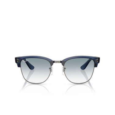 Occhiali da sole Ray-Ban CLUBMASTER REVERSE 670879 transparent navy blue on gunmetal - frontale