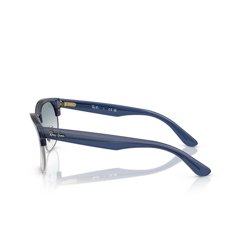 Occhiali da sole Ray-Ban CLUBMASTER REVERSE 670879 transparent navy blue on gunmetal - 3/4