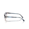 Ray-Ban CLUBMASTER Eyeglasses 8374 striped blue - product thumbnail 3/4