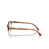 Occhiali da vista Ray-Ban CLUBMASTER 8375 striped brown - anteprima prodotto 3/4