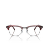 Ray-Ban CLUBMASTER Korrektionsbrillen 8376 striped red - Produkt-Miniaturansicht 1/4