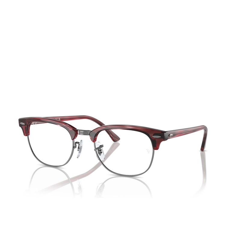 Gafas graduadas Ray-Ban CLUBMASTER 8376 striped red - 2/4